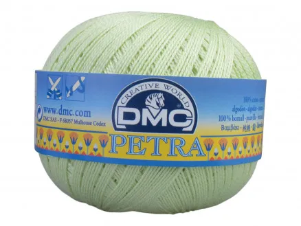 DMC Petra No. 8 Heklegarn Ensfarget 5772 Pistasje