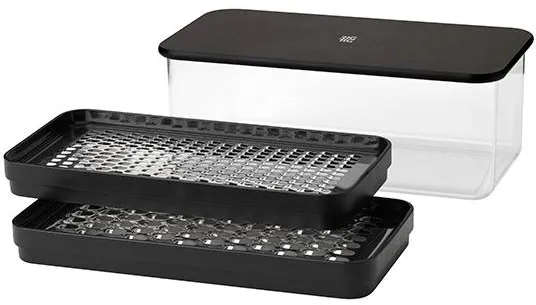 RIG-TIG GRATE-IT Rivejern med beholder - Svart