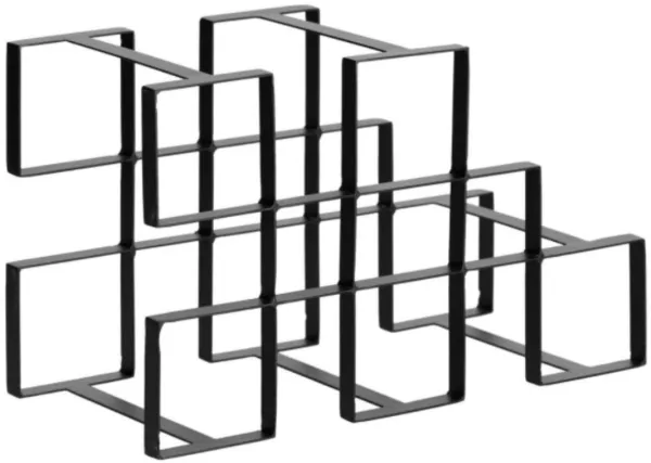 LAFORMA Edur vinstativ - svart jern